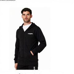 Men's Fleece B-couture Tracksuit With Zipper - Black