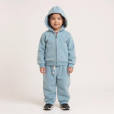 Kids Hoodie And Trouser - Blue