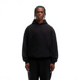 Uni-Sex Baggy Pullover Hoodie - Black