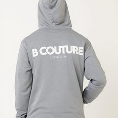Men's Fleece B-couture Tracksuit With Zipper - Grey