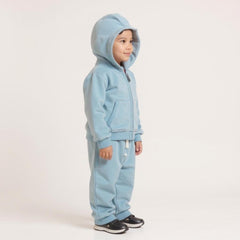 Kids Hoodie And Trouser - Blue