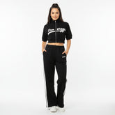 Women's San Diego Zipper Track Suit - Black