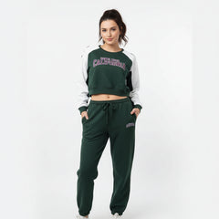 Women's Bohoo Track Suit - Green