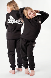 Kids Fleece B-couture Tracksuit - Black