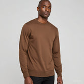 Men’s Classic Brown Crew Neck Sweatshir