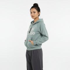 Women's Bohoo Zipper Hoodie - Blue