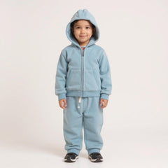 Kids Hoodie And Trouser - Blue