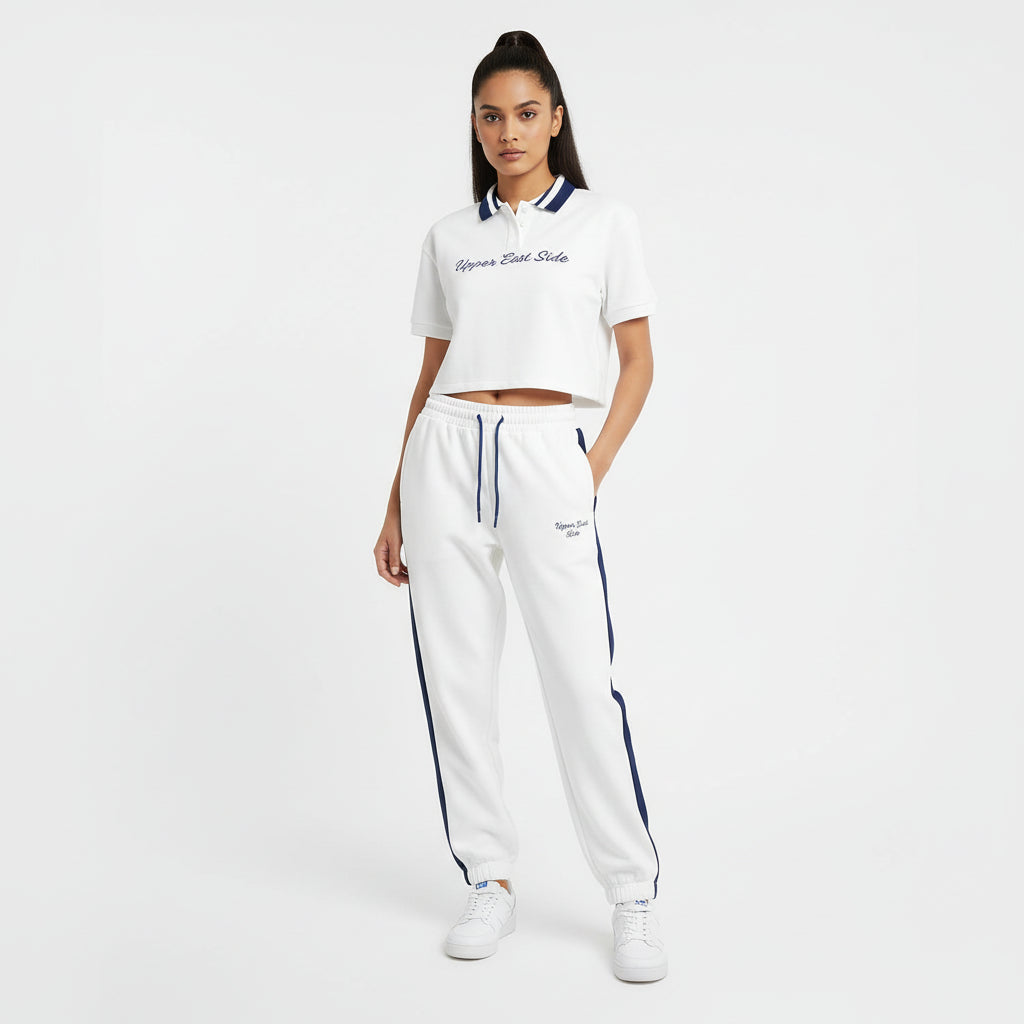 Women's Upper East Side Track Suit - White