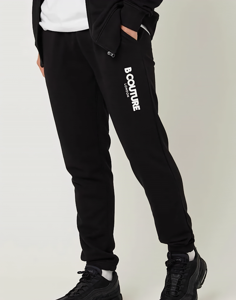 Men's Black Hoodie and trouser set