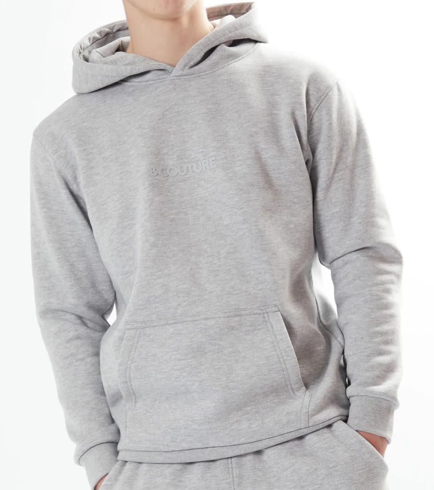 Boy'S Grey Maryl Fleece hoodie