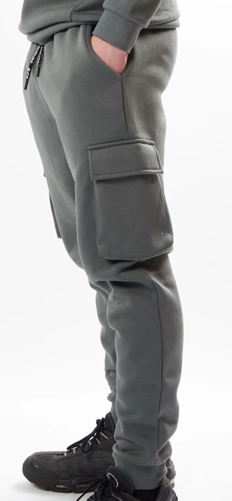 Boy's Dark gray Fleece Jogger