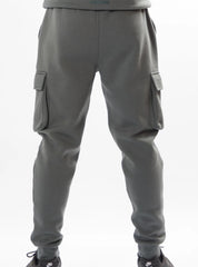 Boy's Dark gray Fleece Jogger