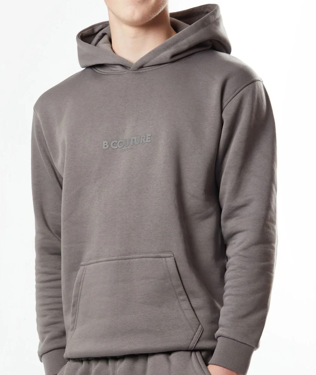 Boy's Gun Metal Pewter Hoodie and trouser set