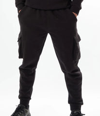 Boy's Black Hoodie and trouser set