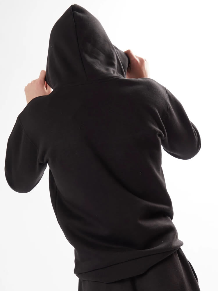 Boy's Black Fleece Hoodie