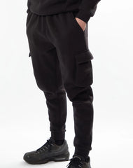 Boy's Black Hoodie and trouser set