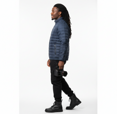 Mens Zara Puffer Jacket - Navy