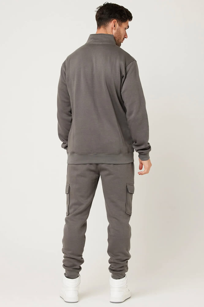 Men's Dark Grey Track suit