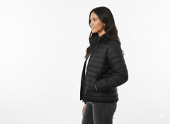 Women’s Premium Lightweight Puffer Jacket – Black