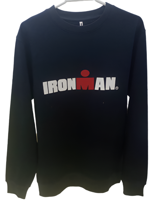 Sweat Shirt Navy Blue IRONMAN Logo