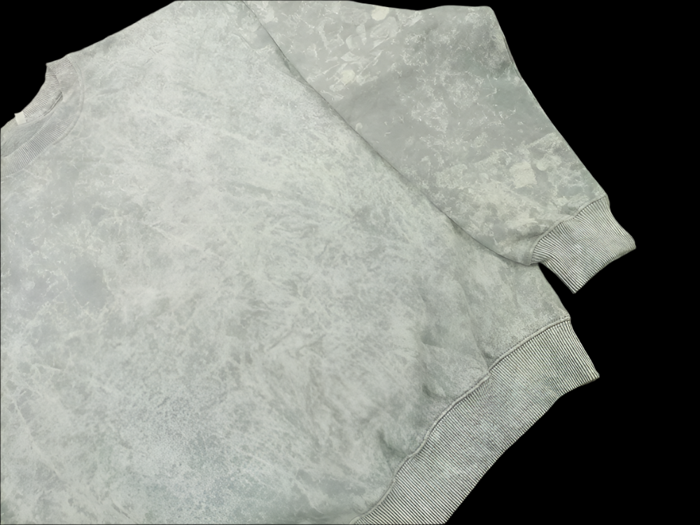 Sweat Shirt tye and dye Grey