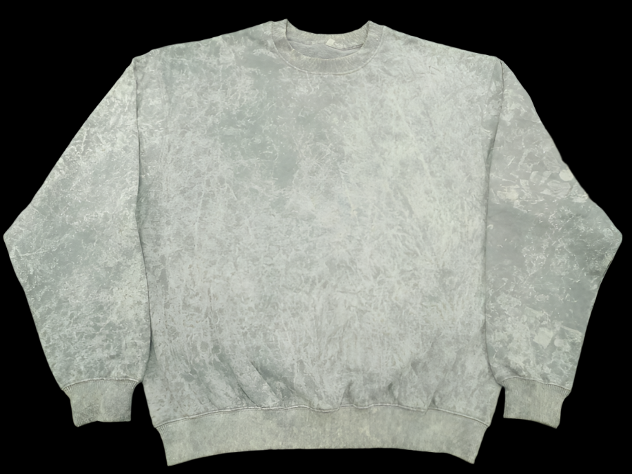 Sweat Shirt tye and dye Grey