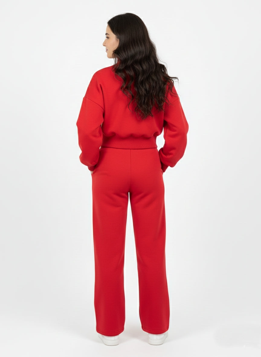 Women's Track Suit - Red