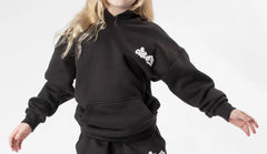 Girl's Black Fleece hoodie