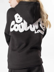 Girl's Black Fleece hoodie