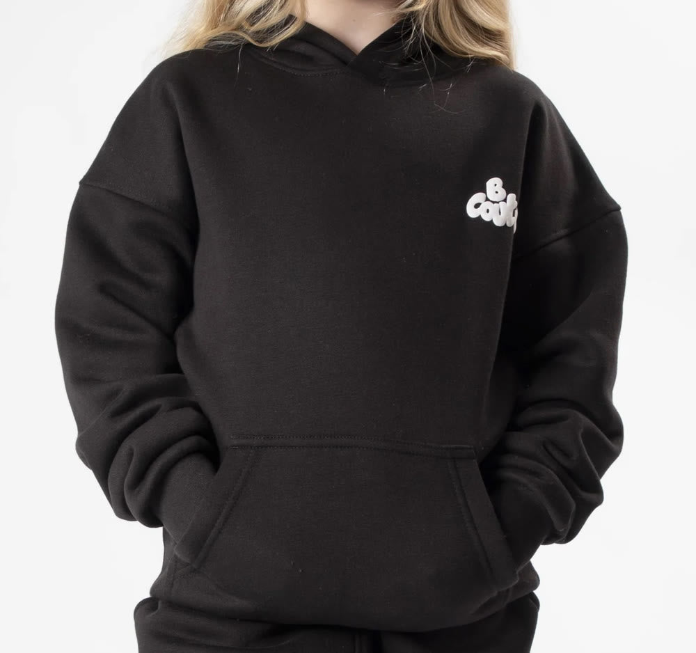 Girl's Black Fleece hoodie