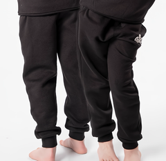 Girl's Black fleece Jogger