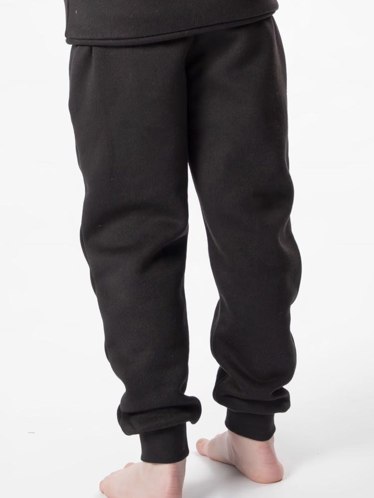 Girl's Black fleece Jogger