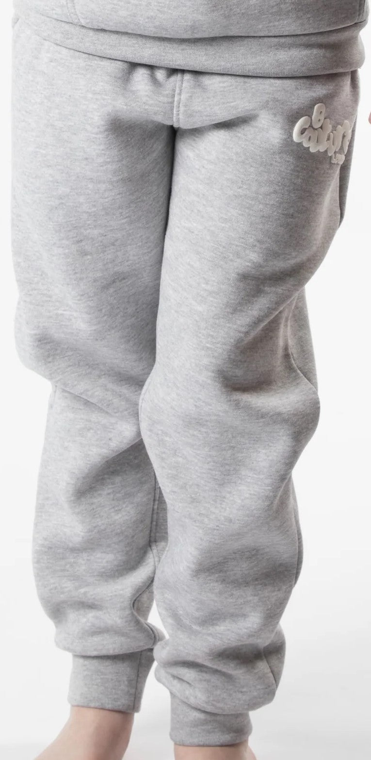 Girl's Grey Maryl Fleece Hoodie and trouser set