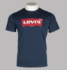 T Shirt Navy Blue LEVI Logo