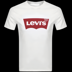 T Shirt White LEVI Logo