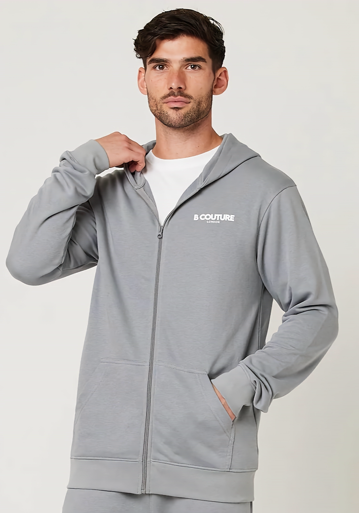 Men's Metal Grey Hoodie and trouser set