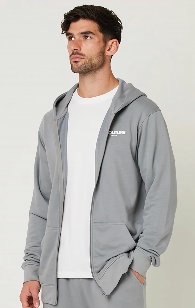 Men's Metal Grey Hoodie and trouser set