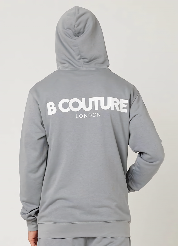Men's Metal Grey Hoodie and trouser set