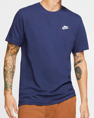T Shirt Navy Blue Nike Logo