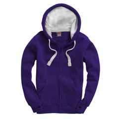 Zipper Hoodie Purple