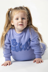 Kids Sea blue sweatshirt and trouser set