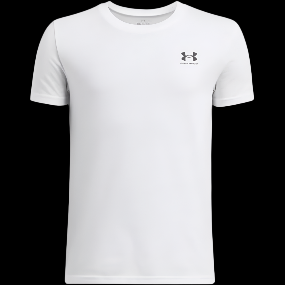 T Shirt White Under Armor Logo