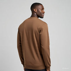Men’s Classic Brown Crew Neck Sweatshir