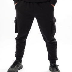 Men's Fleece B-couture Tracksuit  - Black