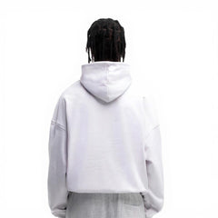 Uni-Sex Baggy Pullover Hoodie - White