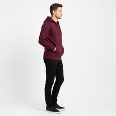 Men's Pullover Hoodie - Maroon