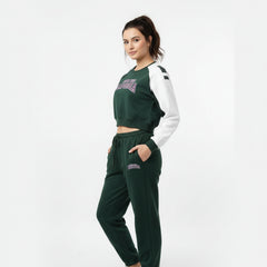 Women's Bohoo Track Suit - Green