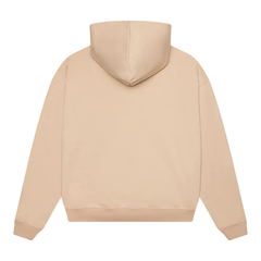 Men Beige Pullover Hoodie