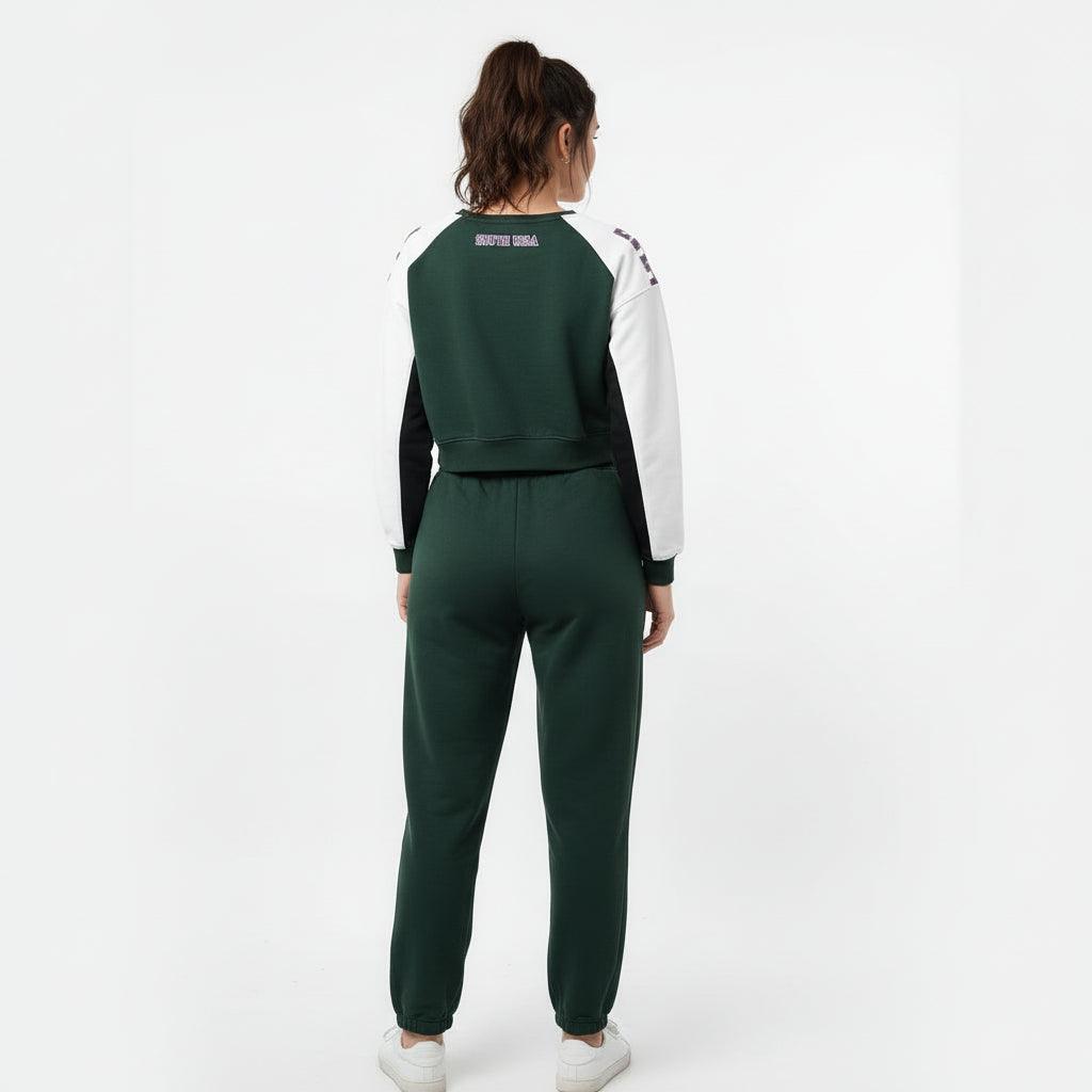 Women's Bohoo Track Suit - Green