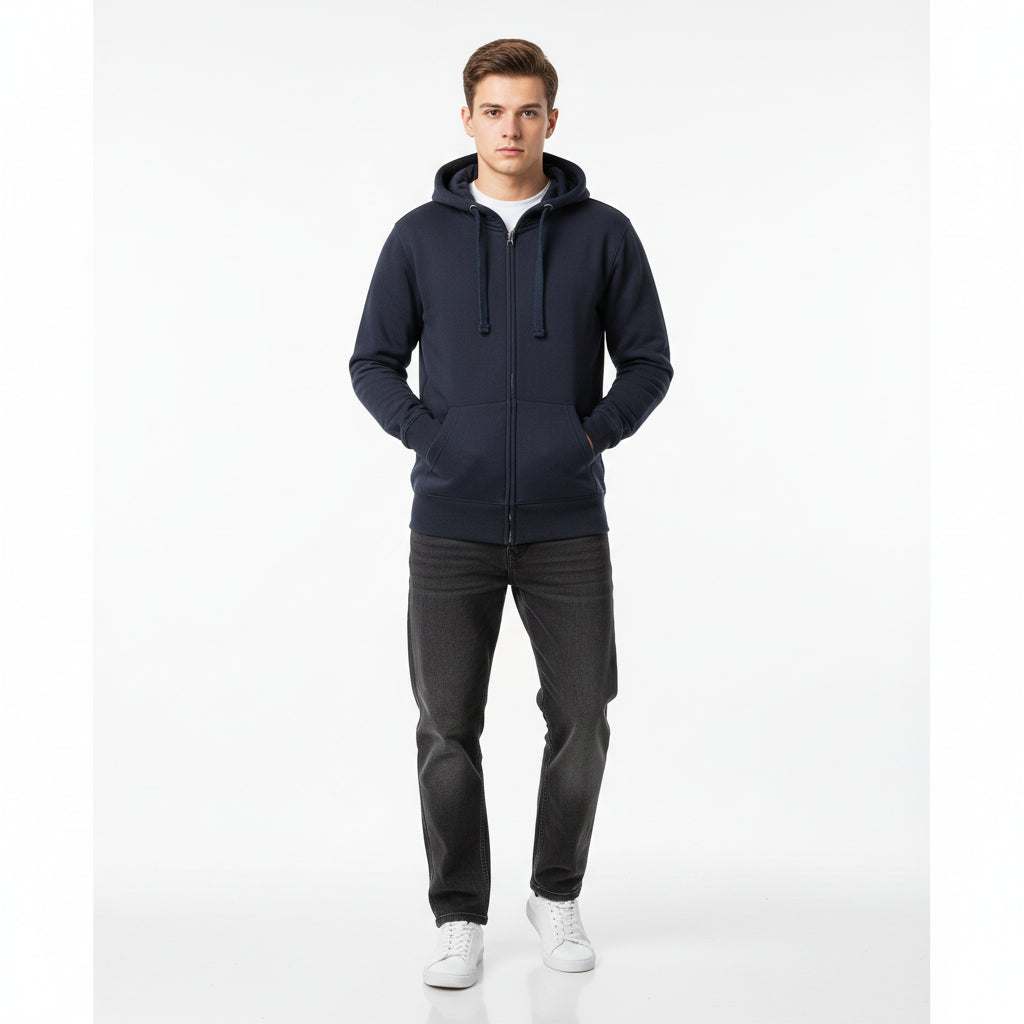 Men's Pullover Hoodie - Navy